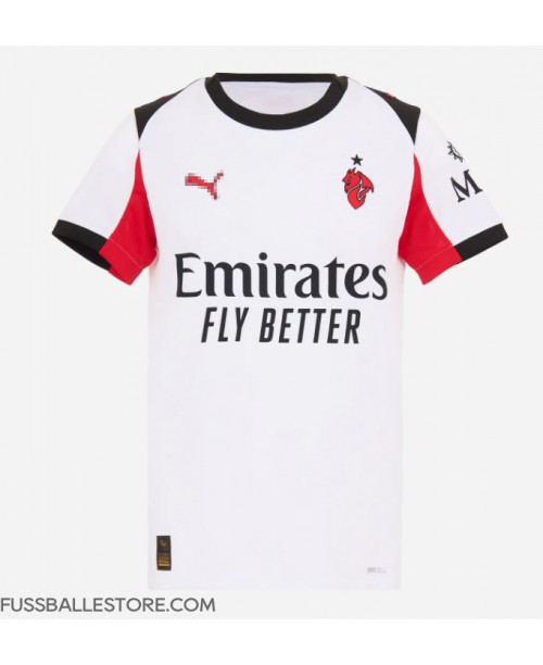 Günstige AC Milan Strahinja Pavlovic #31 Auswärtstrikot Damen 2025-26 Kurzarm Günstige AC Milan Strahinja Pavlovic #31 Auswärtstrikot Damen 2025-26 Kurzarm